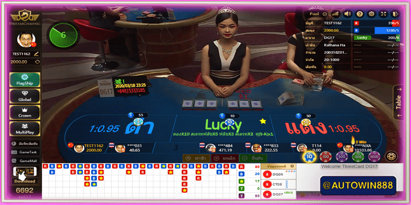dgthai three card sagaming online free credit
